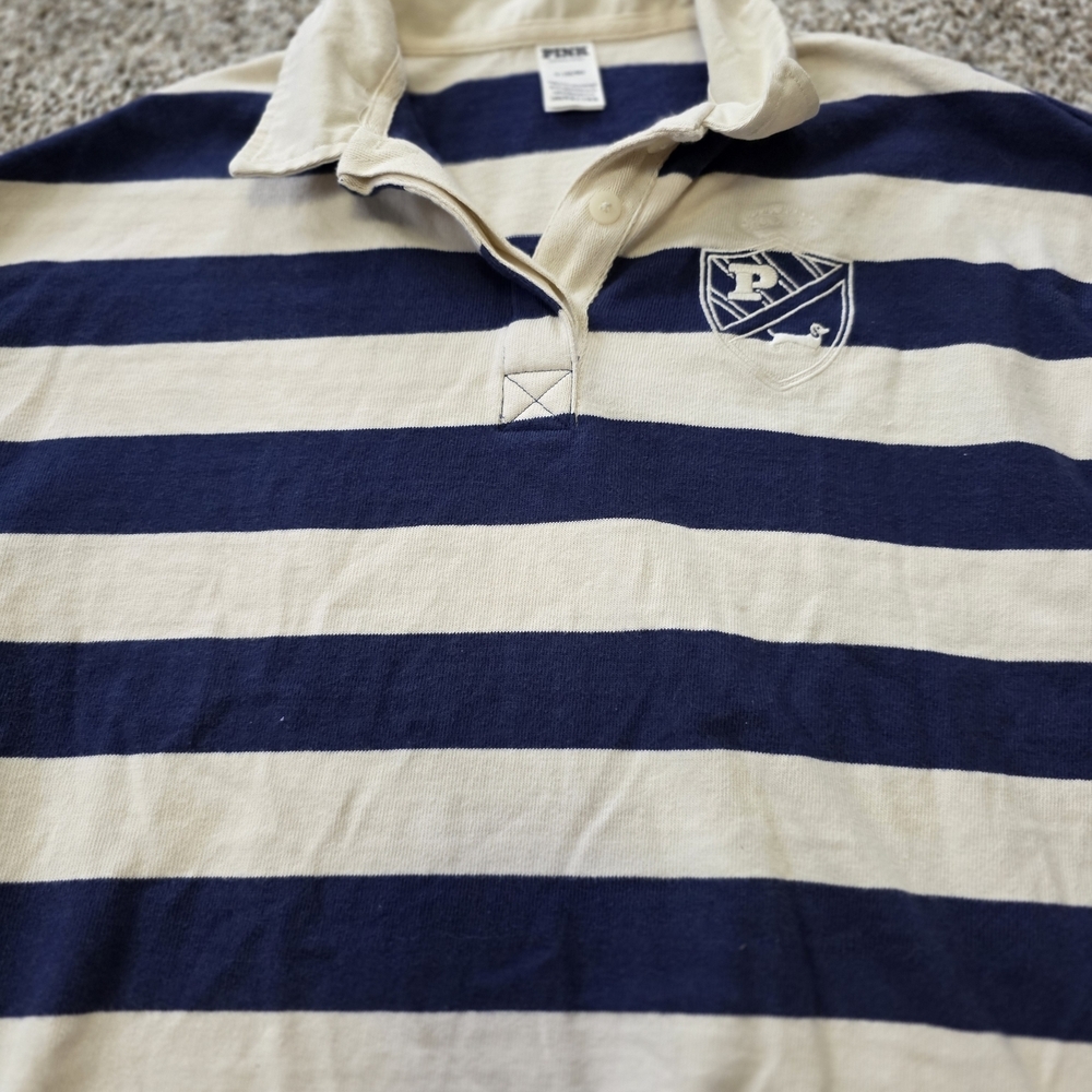 Striped Polo Shirt by Pink - Picture 4 of 6